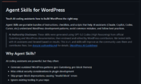 WordPress发布官方AI Agent Skill,为代码开发提供自动化测试环境