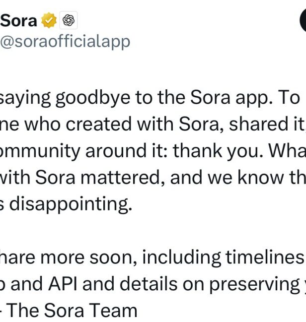 Sora为何被OpenAI关停:不是失败,而是一场昂贵实验的结束